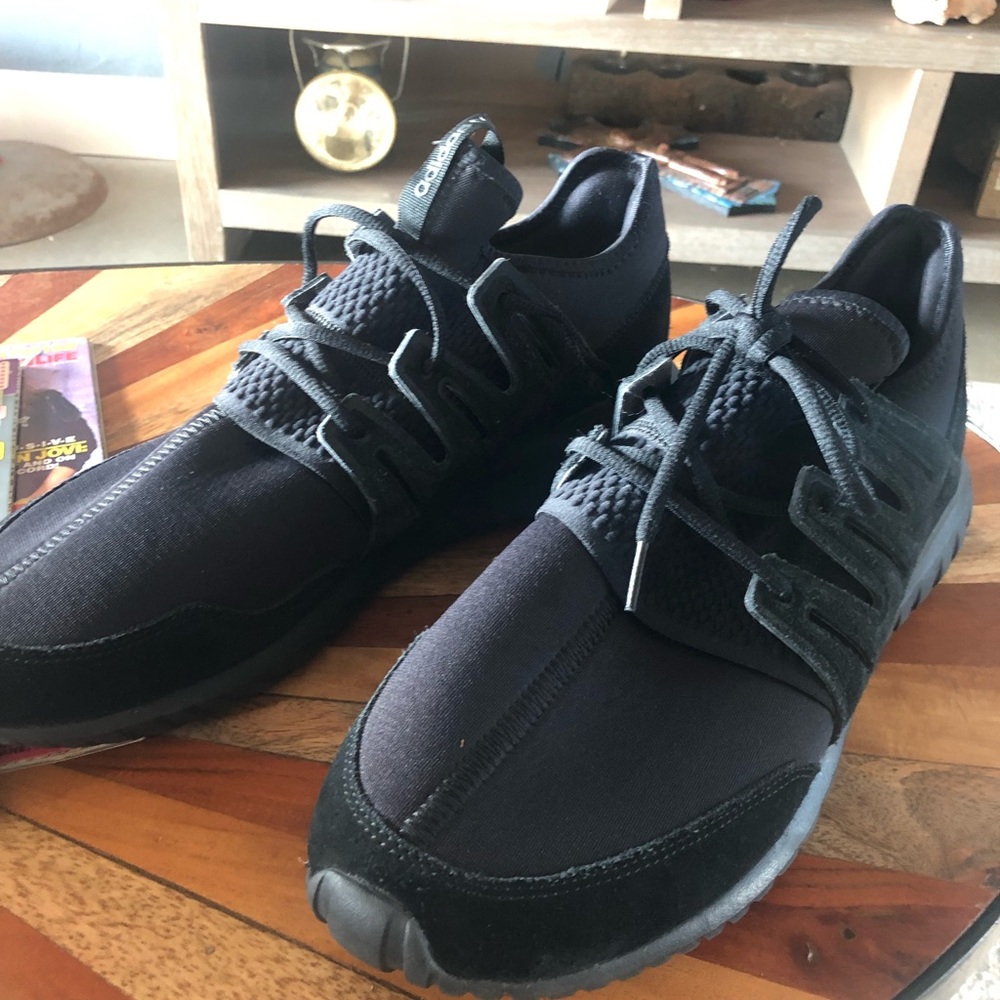 Addidas tubular tennis shoes